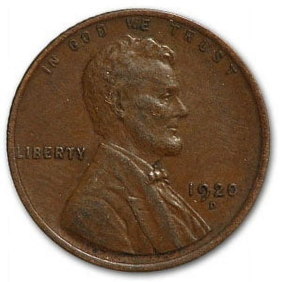 1920-D Lincoln Cent XF