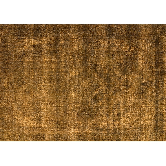 Ahgly Company Indoor Rectangle Oriental Orange Industrial Area Rugs, 5' x 8'