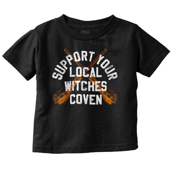 Support Your Local Witches Coven Youth T Shirt Tee Girls Infant Toddler Brisco Brands 6M