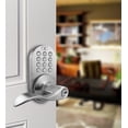 thumbnail image 4 of Keyless Entry Lever Handle Door Lock with Electronic Digital Keypad Satin Nickel, 4 of 7
