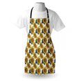 thumbnail image 4 of Sunflower Apron, Graphic Harvest Themed Illustration Cartoon Design, Unisex Kitchen Bib with Adjustable Neck for Cooking Gardening, Adult Size, Earth Yellow Blue, by Ambesonne, 4 of 4