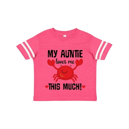 

Inktastic My Auntie Loves Me Nephew Gift Toddler Boy or Toddler Girl T-Shirt