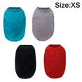 thumbnail image 2 of 4 piezas de ropa para mascotas de manga corta transpirable y fresca para mascotas, ropa para perros de color sólido MFZFUKR BST2002784-1, 2 of 6