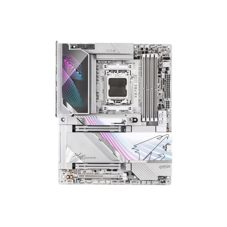 GIGABYTE X870E AORUS MASTER X3D ICE AM5 AMD X870E ATX Motherboard