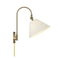 thumbnail image 6 of Trade Winds Marcus 1-Light Wall Sconce in Natural Brass, 6 of 6