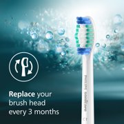 Philips Sonicare C1 Simplyclean - Genuine Replacement Electric Toothbrush Heads, White, 6 Pack Up To 18 Month Supply, HX6016/77