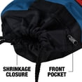 thumbnail image 5 of Superman Classic S Shield Logo Drawstring Backpack Sports Bag Sackpack 17" x 13", Perfect for Gym, Yoga or Practice, 5 of 5
