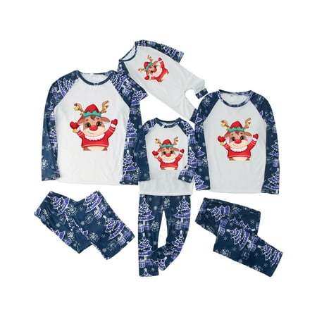 

Family Christmas Pjs Matching Sets Xmas Matching Pajamas for Adults Kids Holiday Xmas Sleepwear Set