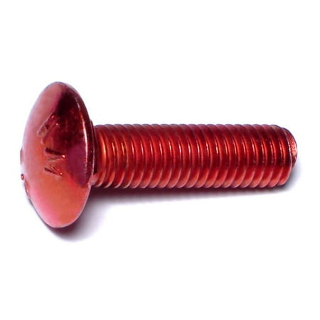 

8mm-1.25 x 30mm Zinc Plated Class 8.8 Steel Coarse Thread Carriage Bolts