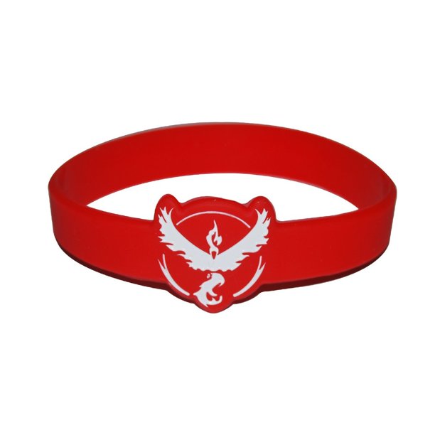 3 Team Valor Pokemon Go Team Spirit Bracelet Wristband Bundle Walmart Com