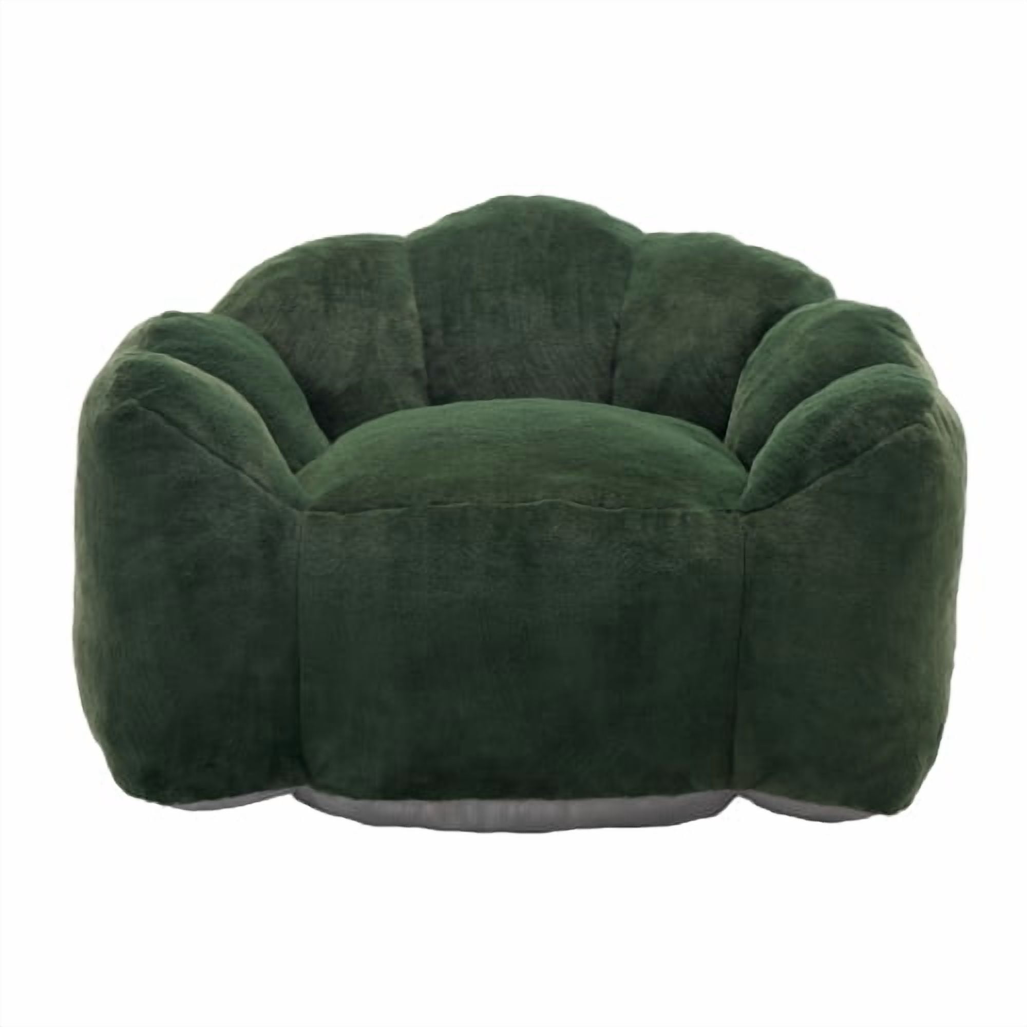 Bean Bag Sofa Lotus type compression – No Assembly, Portable Comfort for Living Room, Bedroom, Green