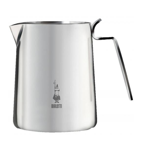Bialetti, 16 Ounce Stainless Steel Frothing Pitcher, Silver