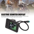 thumbnail image 3 of Electric Scooter Display, Electric Scooter Dashboard Fine Craftsmanship ABS Clear Color Screen Lightweight  for Cycling, 3 of 7