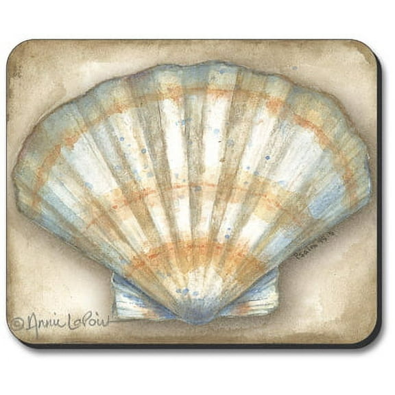 Art Plates Mouse Pad - Clam Shell