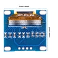 thumbnail image 2 of Pantalla Micro Breakout 4 pines DC 33-5V blanco/azul/amarillo azul SSD1306 para Arduino, 2 of 9