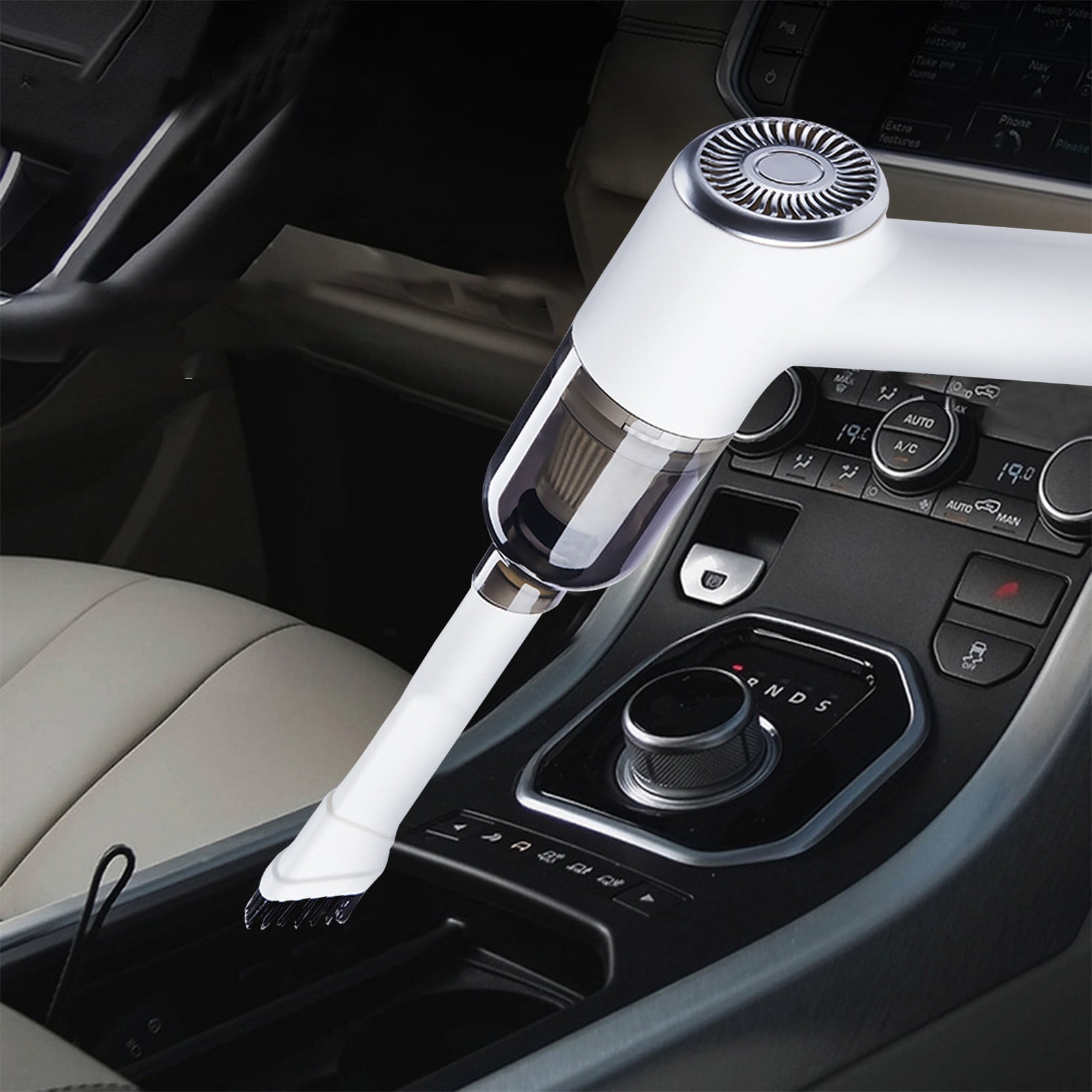 Dvkptbk Vacuum Cleaner Car Vacuum with Powerful Suction, Mini Vacuum for Crevices, Keyboard Cleaner, USB Rechargeable Home Essentials