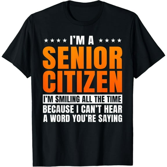 t-shirt Senior Citizen Retiree Pensioner Old People Elderly Person T-Shirt mens,black,women,funny,journey,Crew Neck, Short Sleeve,printing