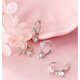 thumbnail image 5 of Pendientes de aro colgantes CZ para mujeres y adolescentes, de plata de ley 925, con pequeños diamantes de imitación en forma de margarita y bisagra, ideales para cartílago, tragus y otros usos., 5 of 5