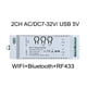 thumbnail image 3 of Interruptor Inteligente WiFi de 2 Canales Temporizador DIY+Remoto 7-32V WiFi+RF433+BT MóDulo de AutomatizacióN del Hogar para Alexa Google Home IFTT, 3 of 5
