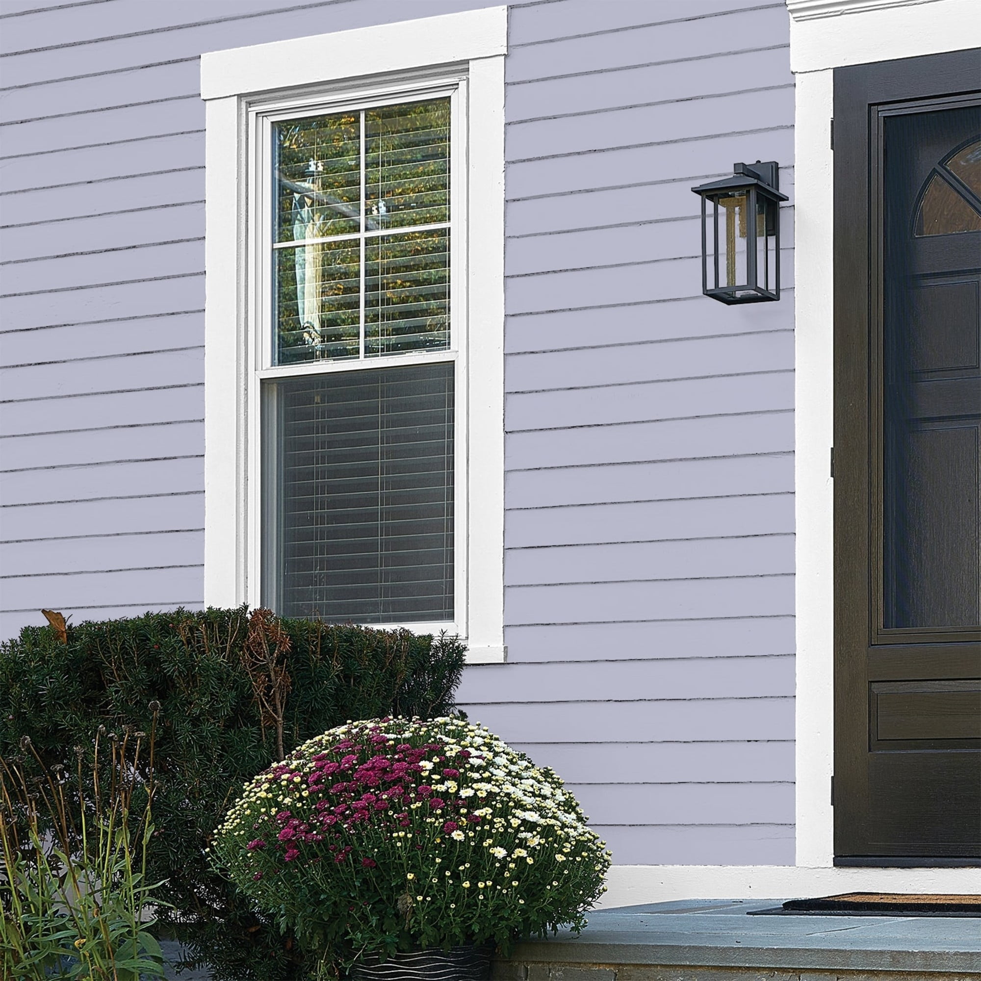 Glidden Fundamentals Cosmic Flat Exterior Paint and Primer, 5 Gallons