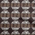thumbnail image 1 of oneOone Viscose Chiffon Light Brown Fabric Ocean Text With Texture Sewing Material Print Fabric By The Yard 42 Inch Wide, 1 of 4