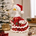thumbnail image 2 of Aurorax Christmas Goose Clothes for Cement Goose Porch Goose 23"/17",Porch Goose Outfit 19 inch,Red Holiday Porch Goose Clothing Accessories for Garden Lawn Yard, 2 of 6