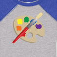thumbnail image 4 of Inktastic Artist Palette and Brush Boys or Girls Baby Bodysuit, 4 of 5