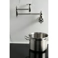 thumbnail image 3 of Kingston Brass KS3106RX Belknap Wall Mount Pot Filler Faucet, Polished Nickel, 3 of 7