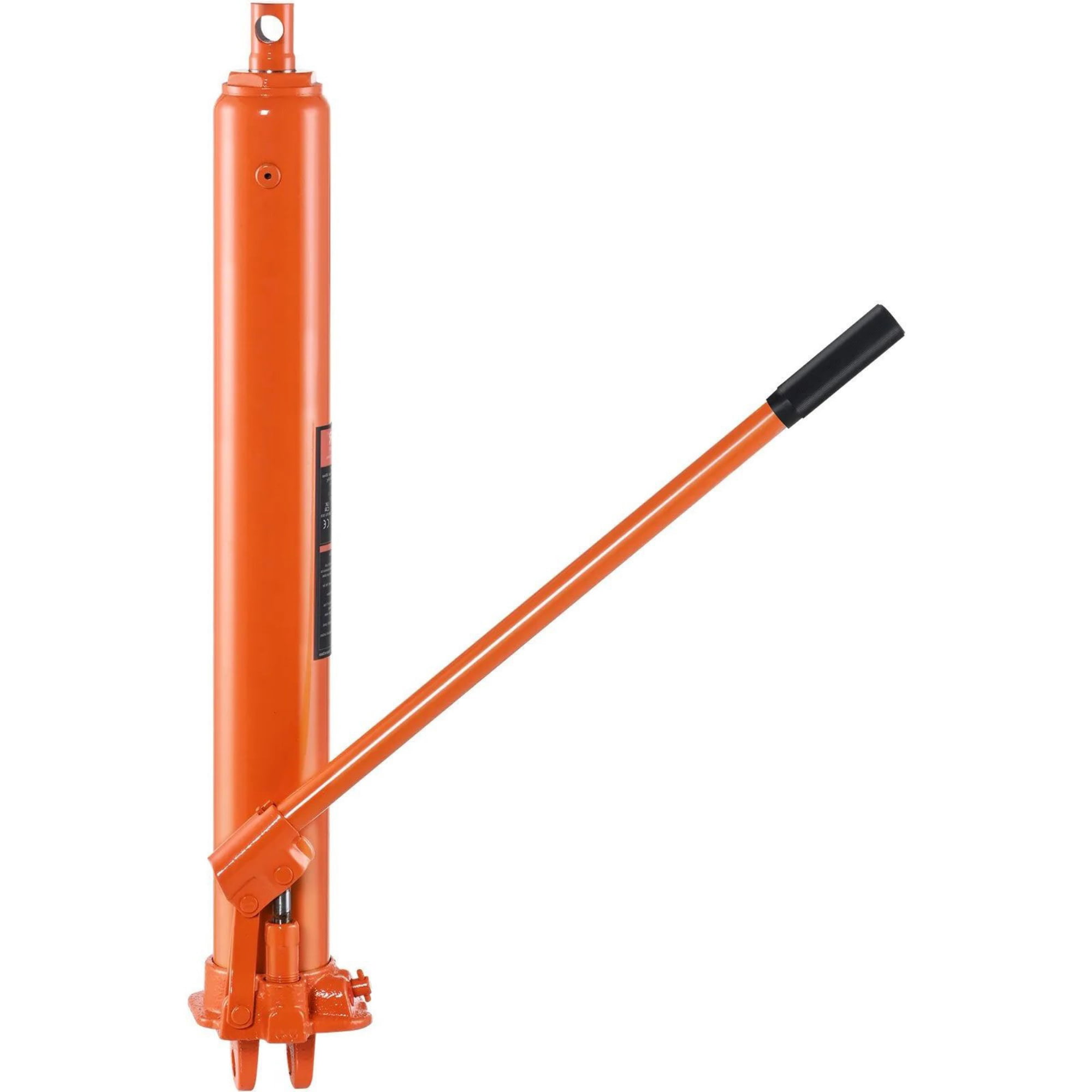 3-Ton Hydraulic Long Ram Jack, Engine Hoist Cylinder with Clevis Base for Garage & Shop Cranes