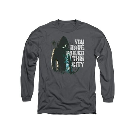 Long Arrow Body - Arrow CW Superhero TV Series You Have Failed This City Adult Long Sleeve T-Shirt