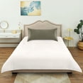 thumbnail image 6 of Haosy Satin Pillowcase for Hair and Skin Standard Cooling Silk Pillow Case with Envelope Closure Matte Olive 20"x26", 6 of 9