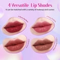 thumbnail image 4 of Set de tintes para labios teñidos, hidratante y de alto brillo Bayfree, vegano, 4 of 9