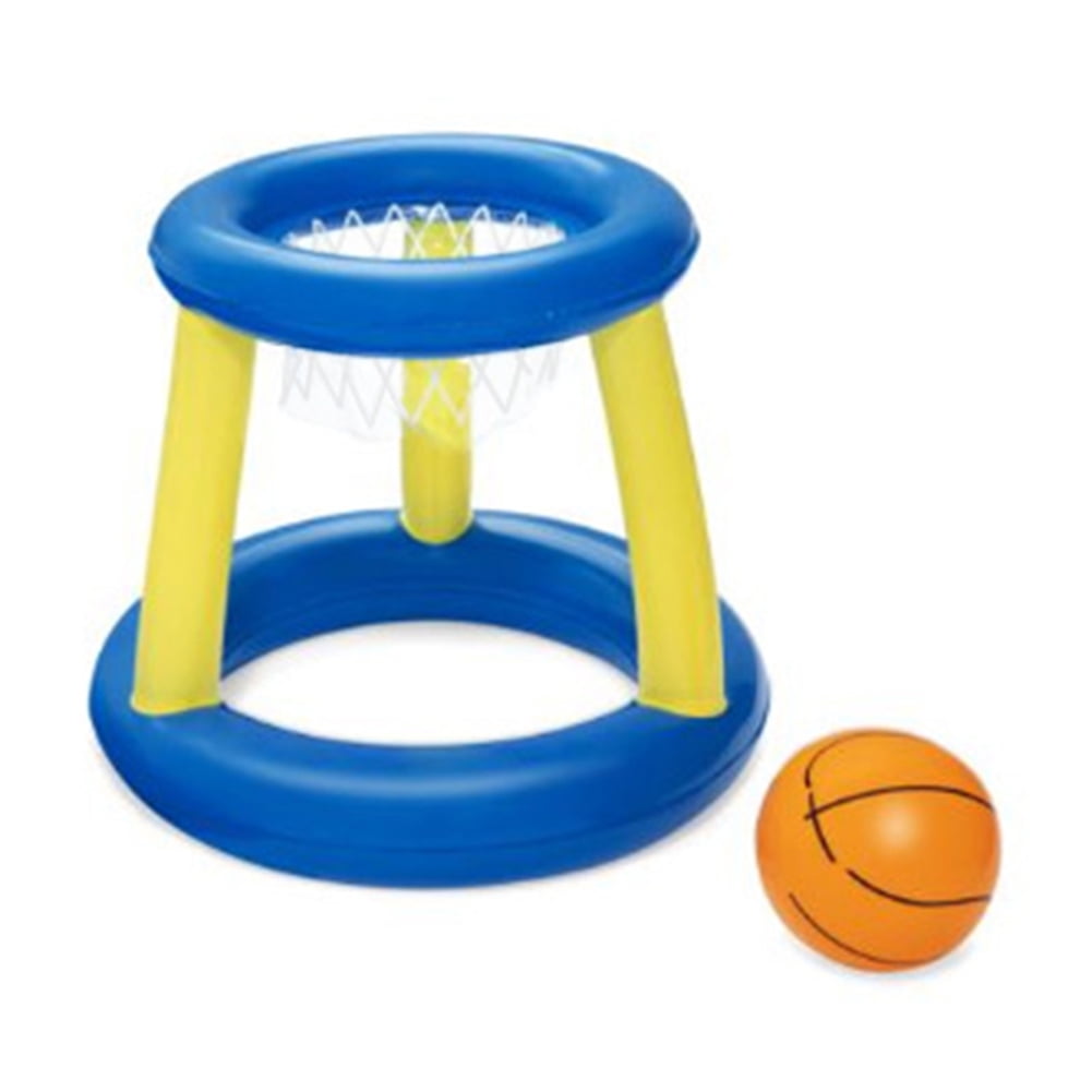Water Basketball Stand, Inflatable Floating Basketball Hoop with