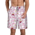 thumbnail image 1 of Saiise Easter Rabbit Print Men's Swim Trunks Hawaiian Bathing Suit Swimsuits Beach Shorts with Pockets-XX-Large, 1 of 6