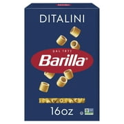 (4 pack) Barilla Classic Non-GMO, Kosher Certified Ditalini Pasta, 16 oz