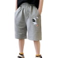 thumbnail image 1 of Odeerbi 8-15 Años Niños Deportes de Verano Bermudas Pantalones Cortos de Impresión Lindo Entrenamiento Atlético Pantalones Cortos de Algodón Lindo Casual Respirable, 1 of 4
