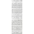 thumbnail image 2 of nuLOOM Moroccan Blythe White and Black 2' 8" x 8' Transitional Runner Rug, 2 of 9