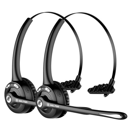 UPC: 0802029068296 | Delton 10x Bluetooth Headset  1.5OZ Ultralight Wireless Headphones for Computer  Laptop Pack of 2.