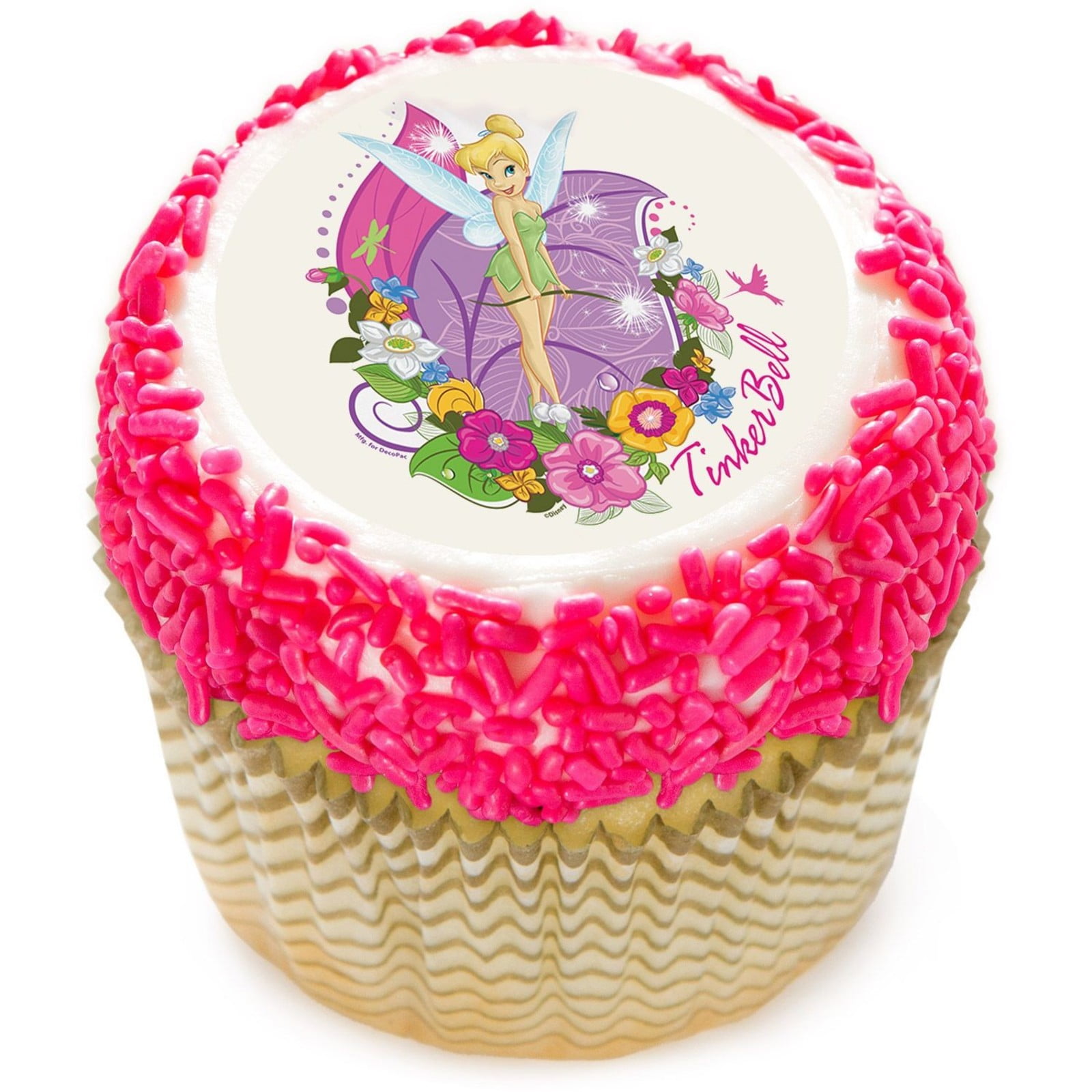 Tinkerbell 2" Edible Cupcake Topper (12 Images) Party Supplies