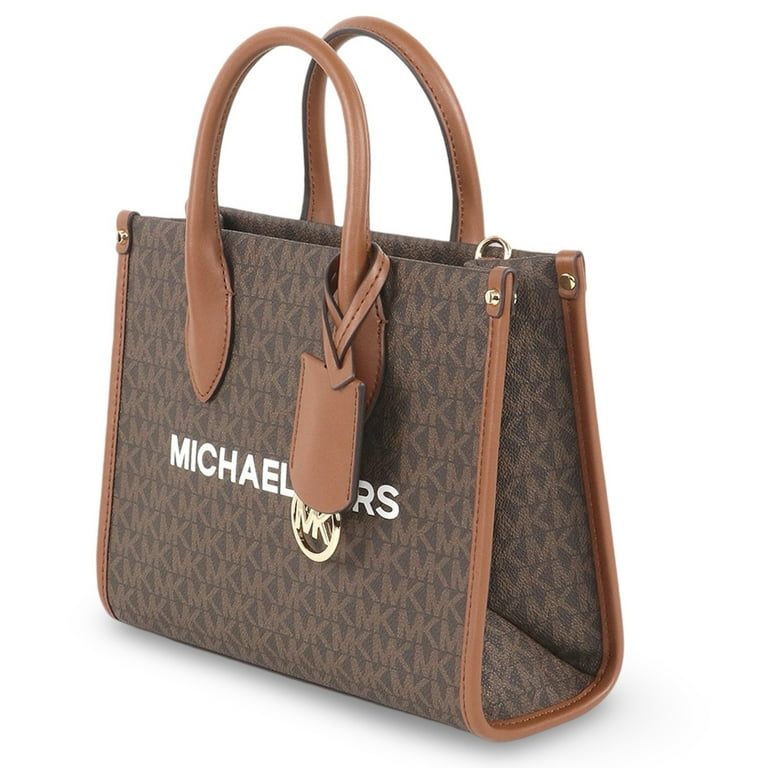 Michael Kors Mirella Small Top Zip Satchel Crossbody Bag in