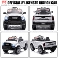 thumbnail image 2 of Ram Ride on Car Toys, 12V RAM 2500 Powered Ride on Toy Truck with Remote Control, Electric Car for Kids Girls 3-5 w/ Bluetooth, Rear Storage Trunk, Safety Belt, Rear Wheel Suspension, White, 2 of 8