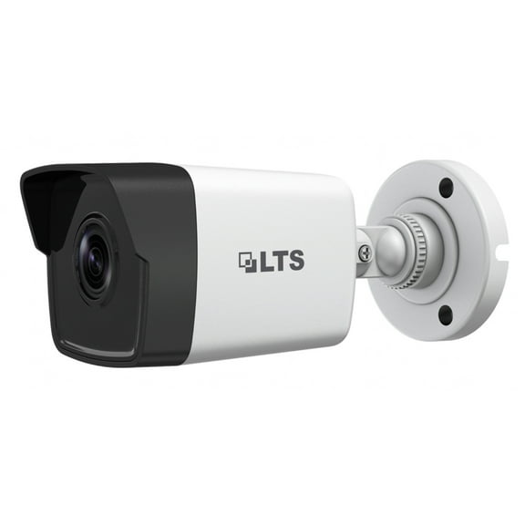LTS CMIP8042W-28MA HD IP 4MP 2.8mm WDR 98ft IR Built-in Mic Bullet Network Camera LTCMIP8042W-28MA