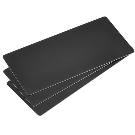 

Uxcell 100x50x0.5mm Anodized Aluminum Blank Metal Card Black 3 Pack