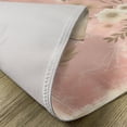 thumbnail image 4 of Ambesonne Pink Place Mats Set of 4, Leafy Floral Modern Grunge, Standard Size, Blush Dark Mustard, 4 of 5