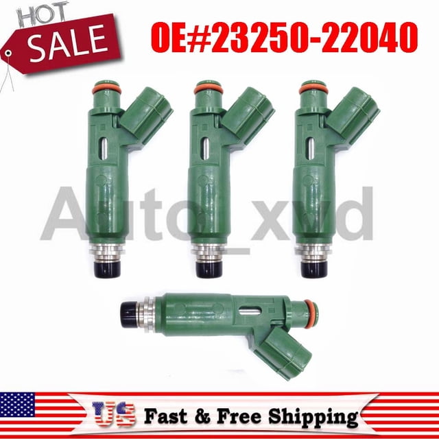 4PCS Fuel Injectors 23250-22040 for Toyota MR2 Spyder for Corolla Matrix for Chevrolet
