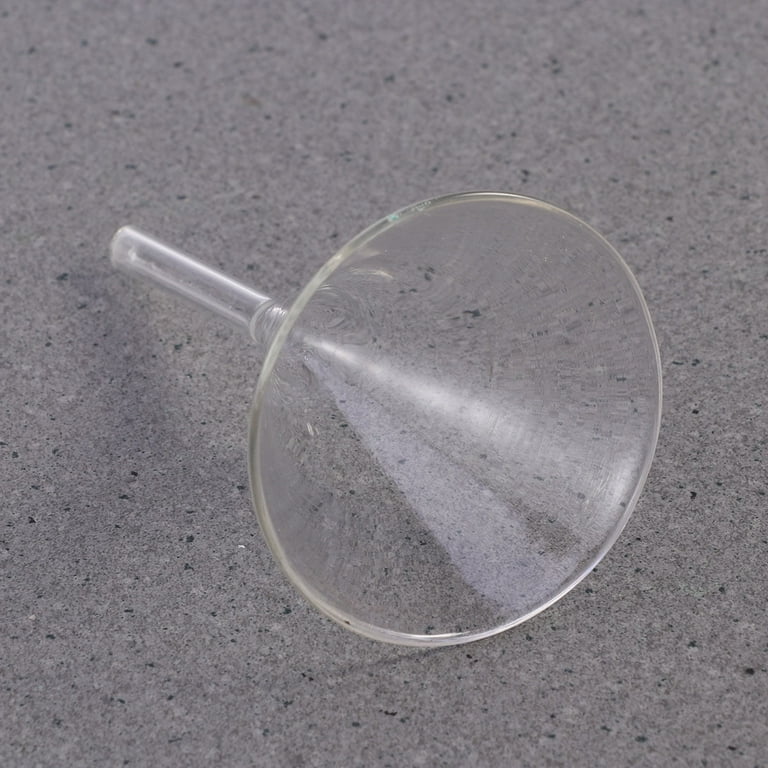 Glass Small Funnel Mini Funnel Clear Funnels For Lab Bottles - Temu