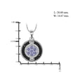 thumbnail image 3 of 1.00 Carat T.G.W. Tanzanite And Black & White Diamond Accent Sterling Silver 3-Piece Jewelry set, 3 of 7