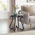 thumbnail image 5 of JRHRXXY 2-Piece Tempered Glass Coffee Table Set for Living Room,Round, 5 of 16