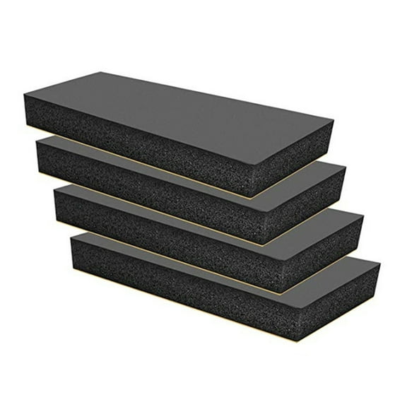 ZYHARUKO 4pcs Garage Wall Protectors 30x10x3cm Self-Adhesive Edge Protections Foam Garage Wall Protections Wall Padding Door Edge
