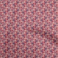 thumbnail image 1 of oneOone Georgette Viscose Pink Fabric Floral Craft Projects Decor Fabric Printed By The Yard 42 Inch Wide, 1 of 5